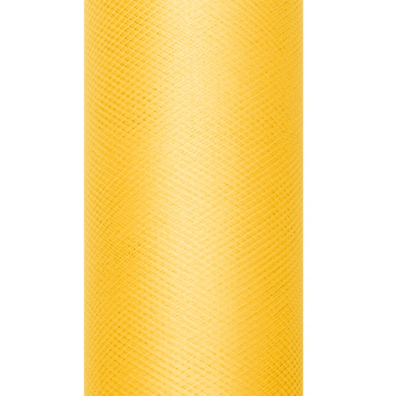 Dekostoff Tüll 0,15m x 9m Gelb