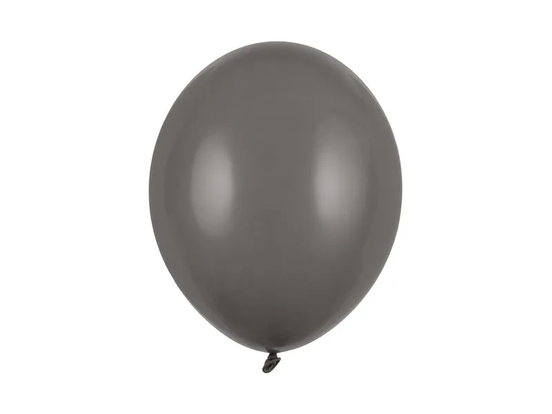 10 Stk. Luftballon Ø30cm "Uni Pastell" | Grau
