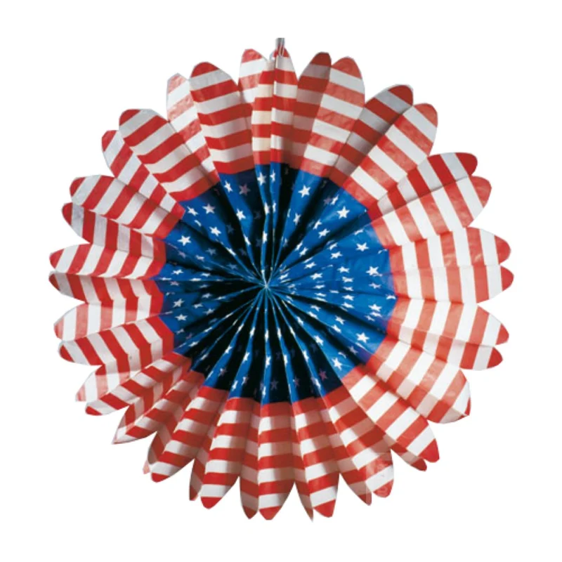 Dekofächer Papier USA ø50cm