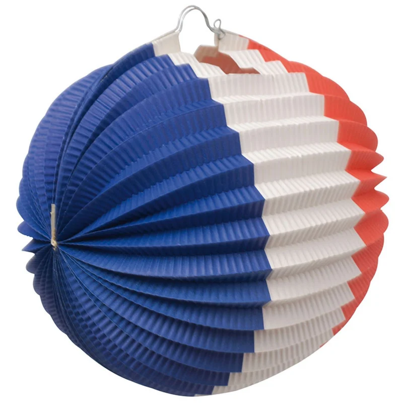 Lampion Rot-Weiss-Blau ø24cm