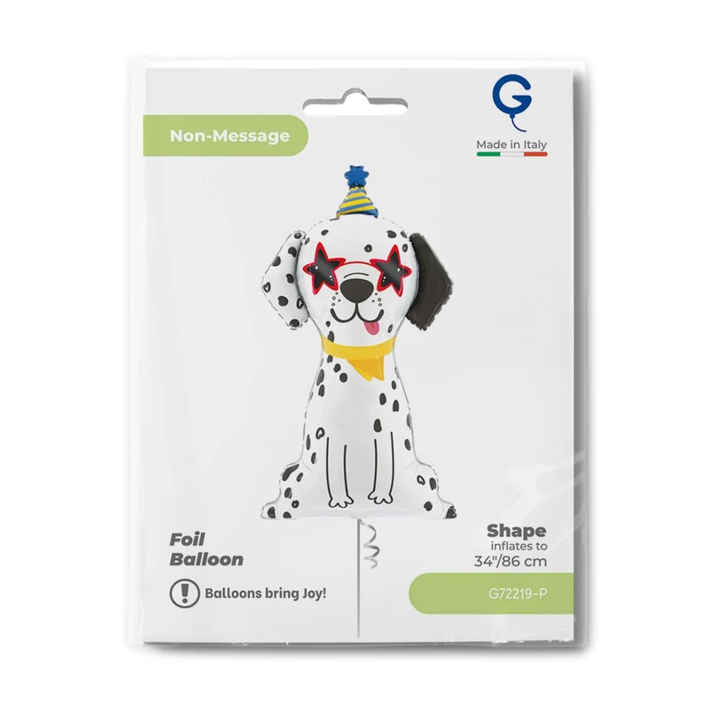 34" Folienballon Shape Party Hund | 86 cm