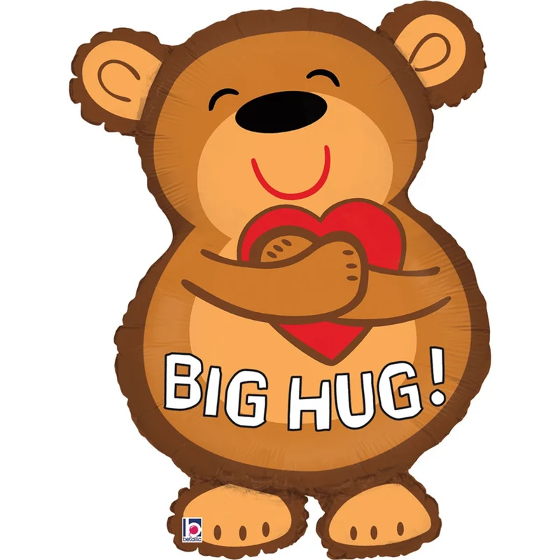 24" Folienballon Shape Bär Big Hug! | 61 cm