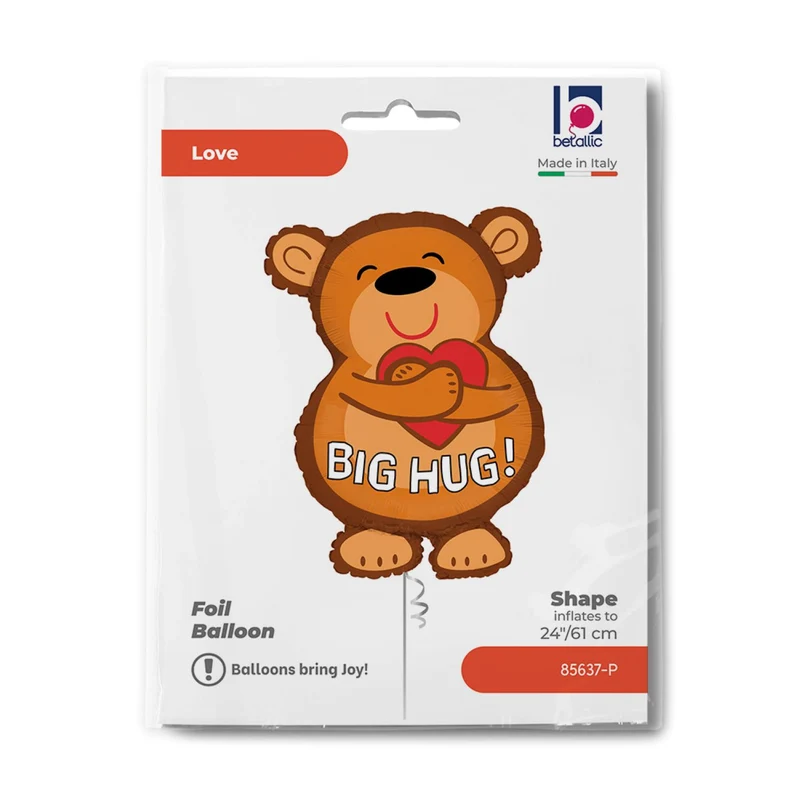 24" Folienballon Shape Bär Big Hug! | 61 cm