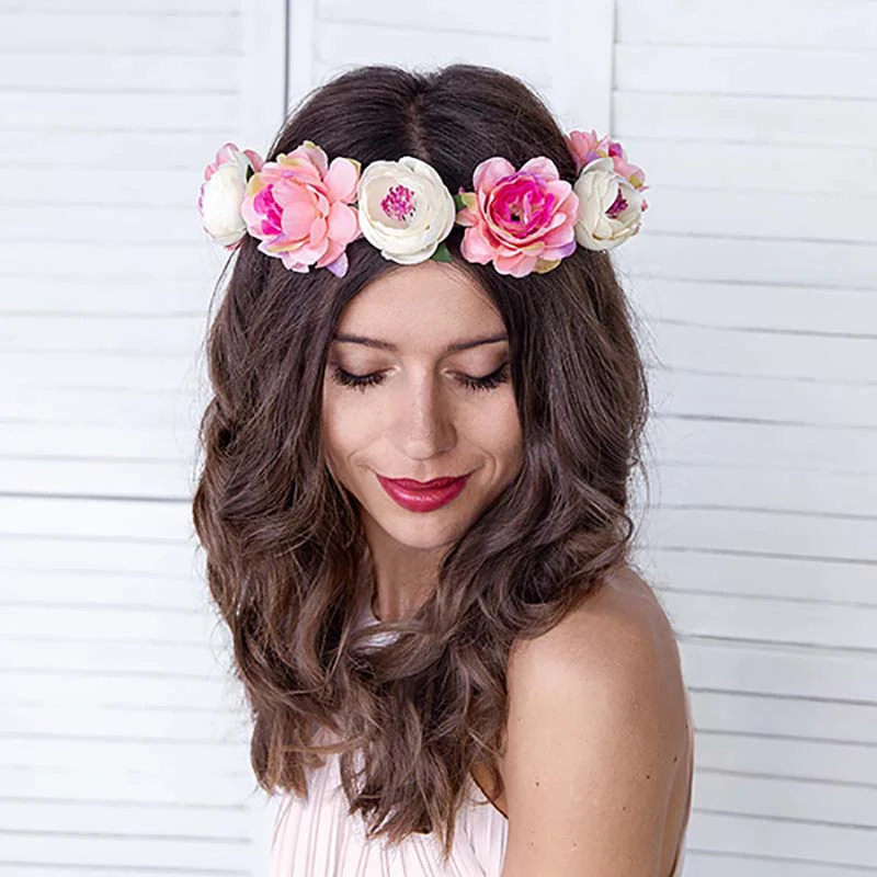 Haarreif Blumenkranz | Bunt
