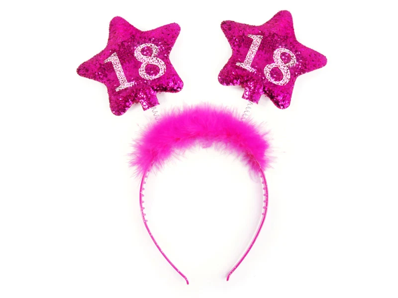 Haarreif mit Sternen #18 | Pink