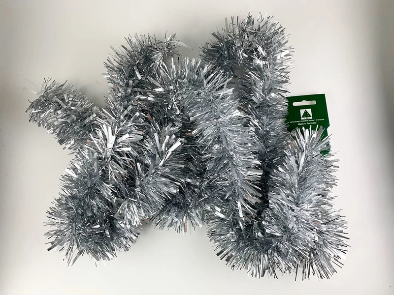 Riffelmacher Weihnachtsgirlande Busch-Mix 2m 37272 - Silber