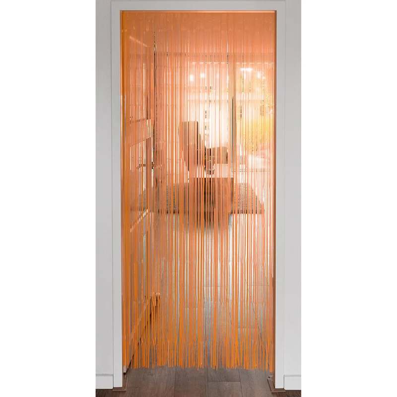 Folienvorhang 100 x 200 cm | Neon Orange UV
