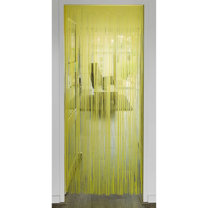 Folienvorhang 100 x 200 cm | Neon Gelb UV