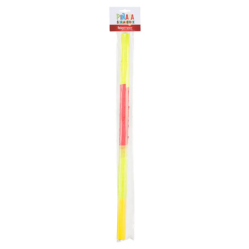 feiermeier - Bunter Piñata Schlagstock 60 cm | Stabiler Stock zum Zerschlagen von Piñatas