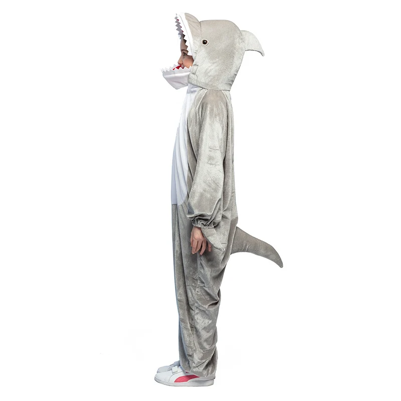Hai Kostüm für Kinder bis 140 cm | Grau
