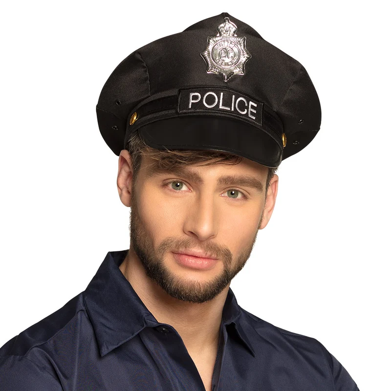 Polizei Mütze Special Police | Schwarz