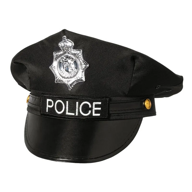 Polizei Mütze Special Police | Schwarz