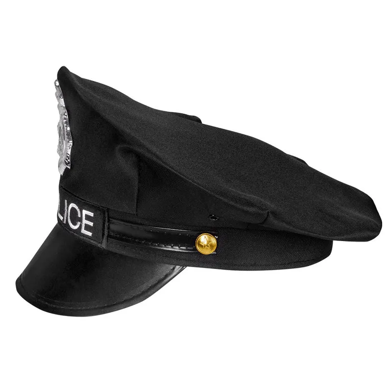 Polizei Mütze Special Police | Schwarz