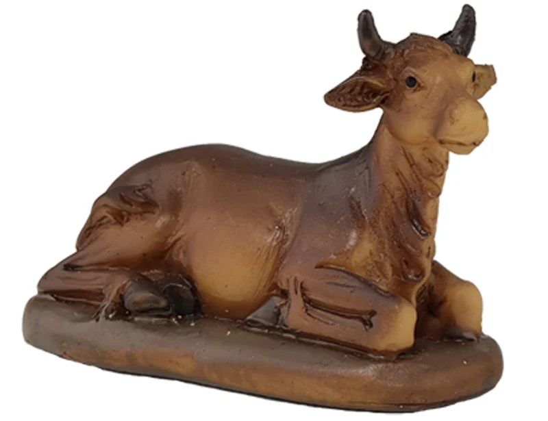 Riffelmacher Krippentiere Ochse & Esel 2-teilig | 4,46 cm | Braun 78049