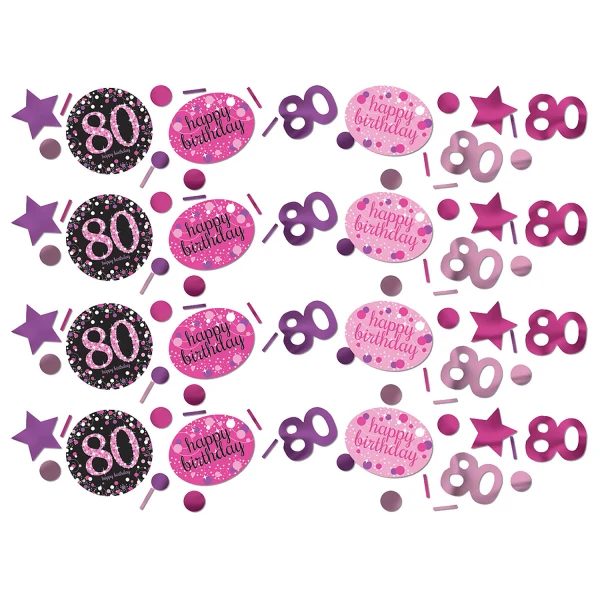 Konfetti Metall 34g Sparkling Pink #80