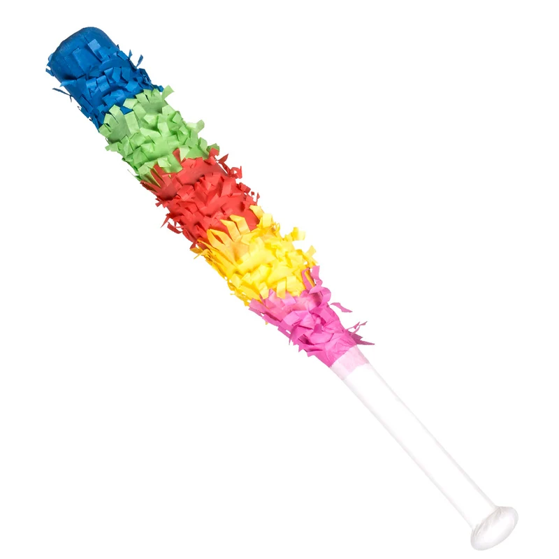 Pinata Zubehör Set | Maske + Schlagstock 43cm