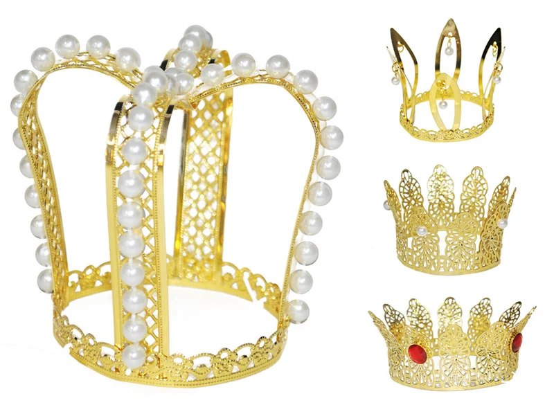 Goldene Prinzessin Krone zur Auswahl - Märchen Kostüm Königin Froschkönig