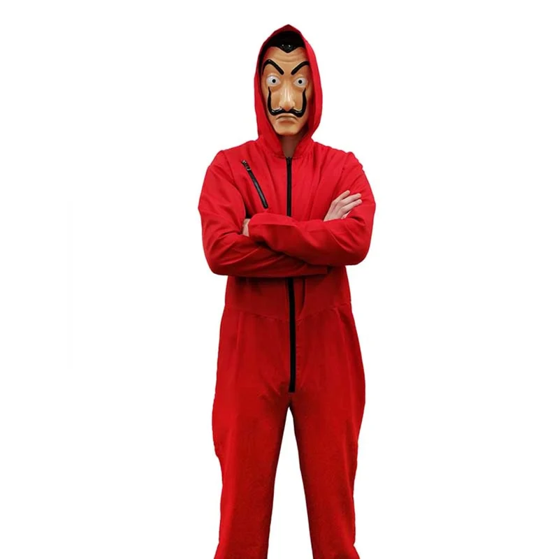 Kostüm Overall Dali Rot Gr.XXL