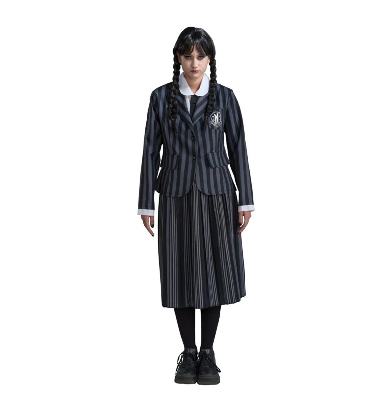 Kostüm Lady Wednesday Schuluniform Gr. M