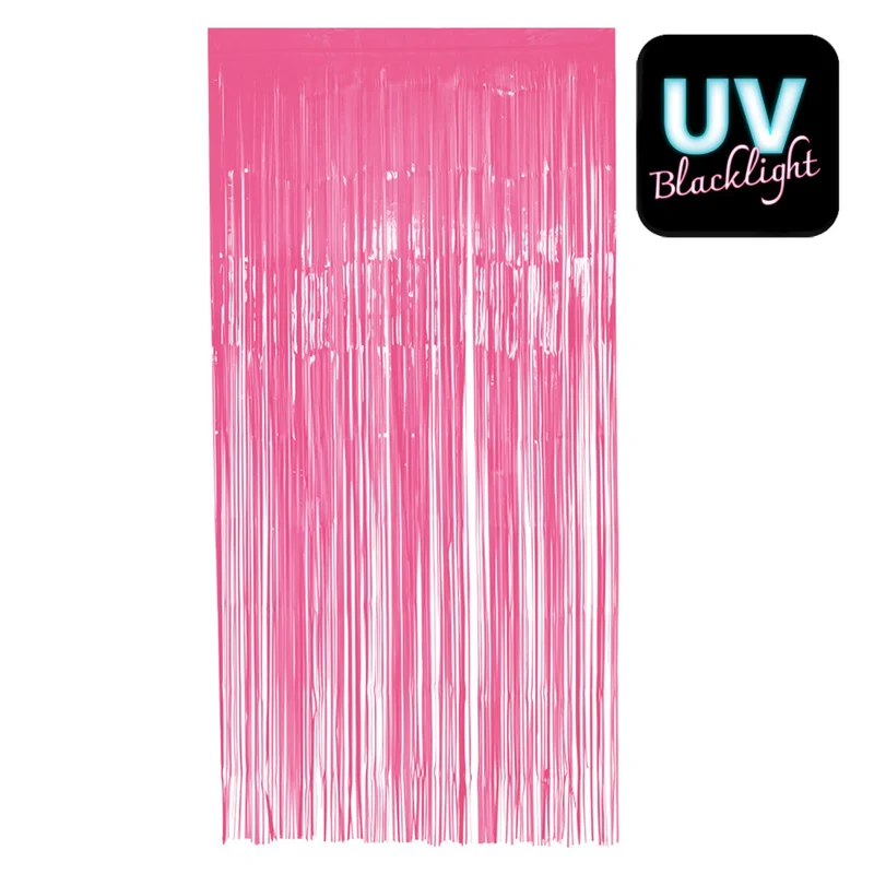Folienvorhang 100 x 200 cm | Neon Pink UV
