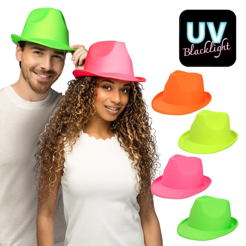 Hut Arcade | 4 Farben Neon sortiert UV