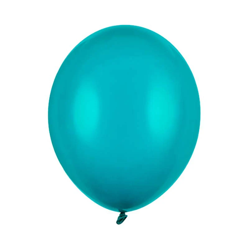 10 Stk. Luftballon Ø30cm "Uni Pastell" | Türkis