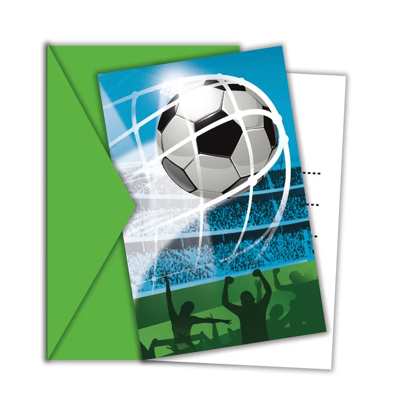 Einladungskarten Fußball | 6 Stück FSC