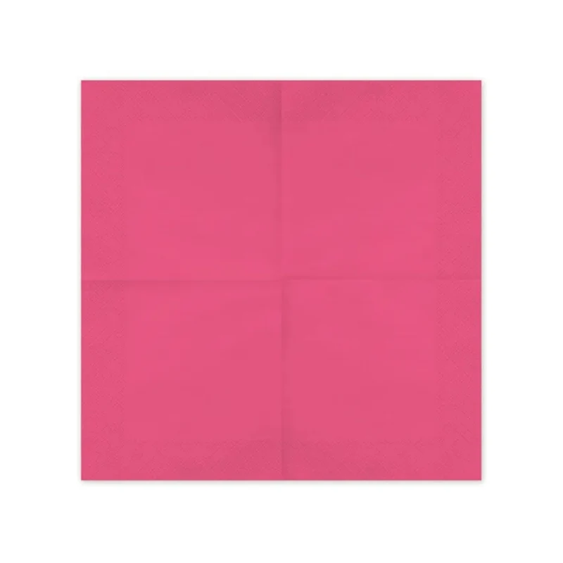 Servietten Uni 20Stk./33x33cm | Pink
