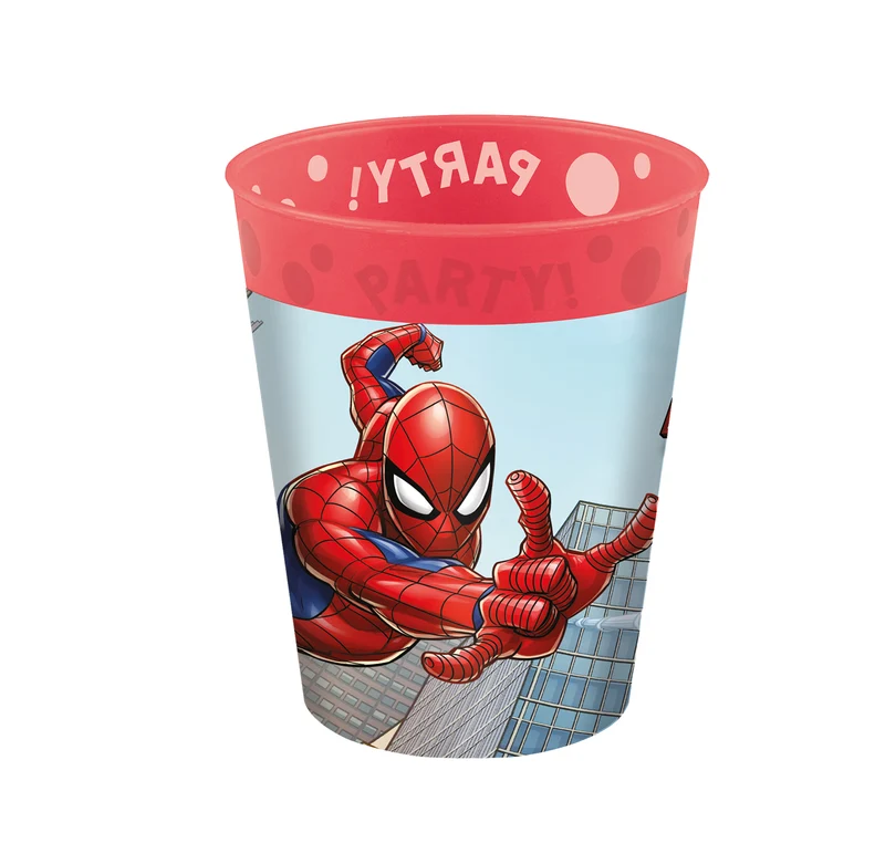 Mehrweg Becher 250 ml Spiderman | 4 Stück