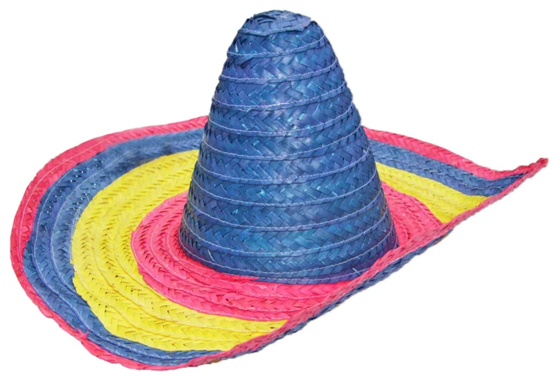 Sombrero für Erwachsene Ø 50 cm | Mexiko Hut Bunt