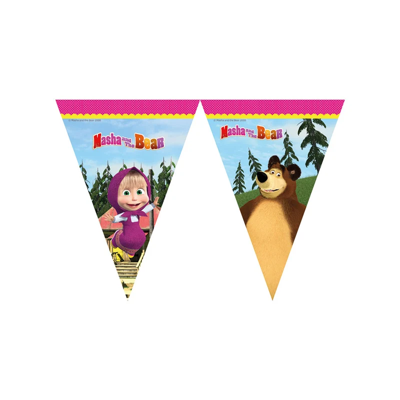 Wimpelkette PVC Masha 230cm/9Flags.