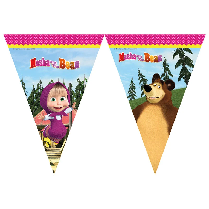Wimpelkette PVC Masha 230cm/9Flags.