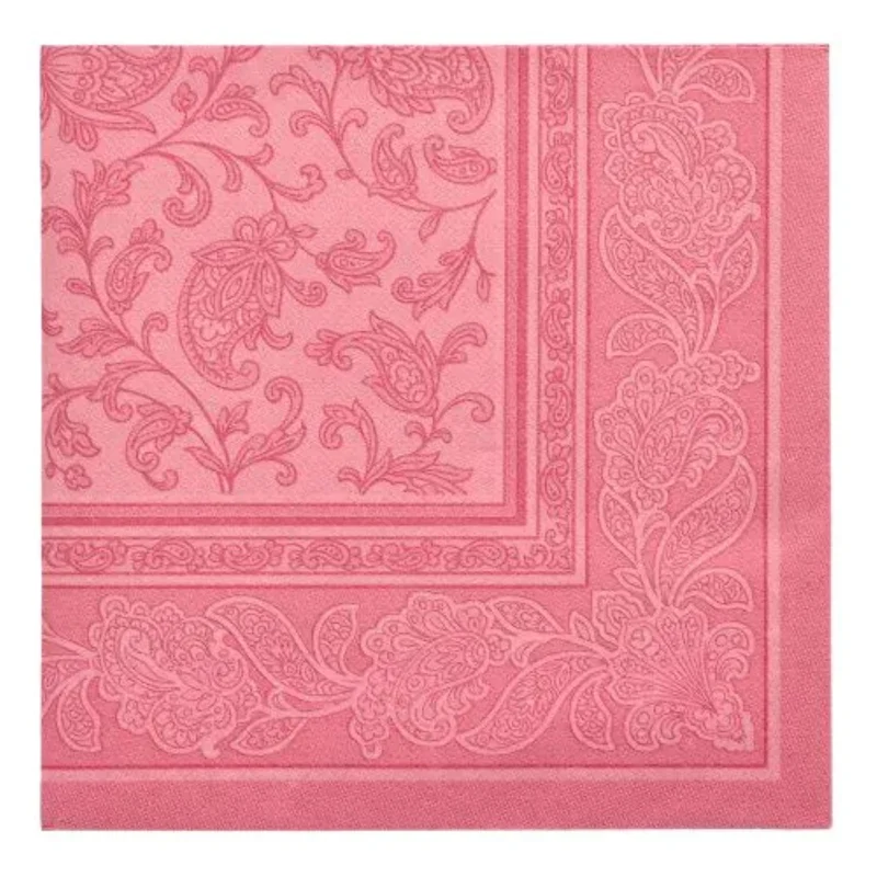 Servietten RC "Ornaments" 40x40cm/20Stk. | Rosa