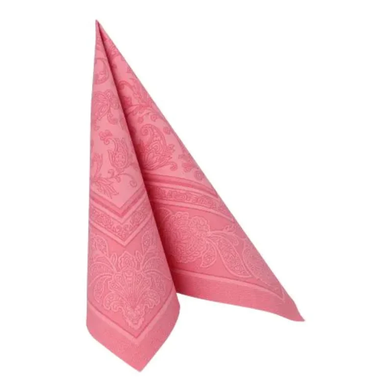 Servietten RC "Ornaments" 40x40cm/20Stk. | Rosa