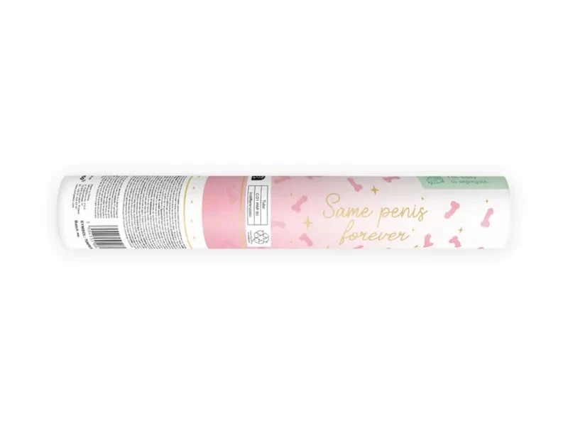 Konfetti Kanone 20 cm | Rosa Penis