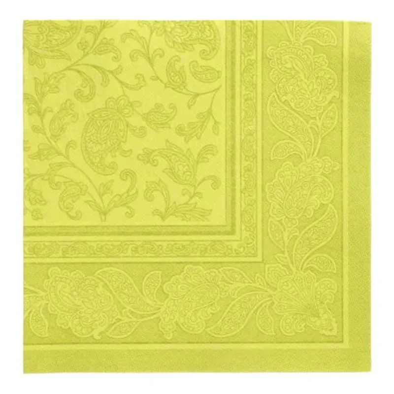 Servietten RC "Ornaments" 40x40cm/50Stk. | Limone