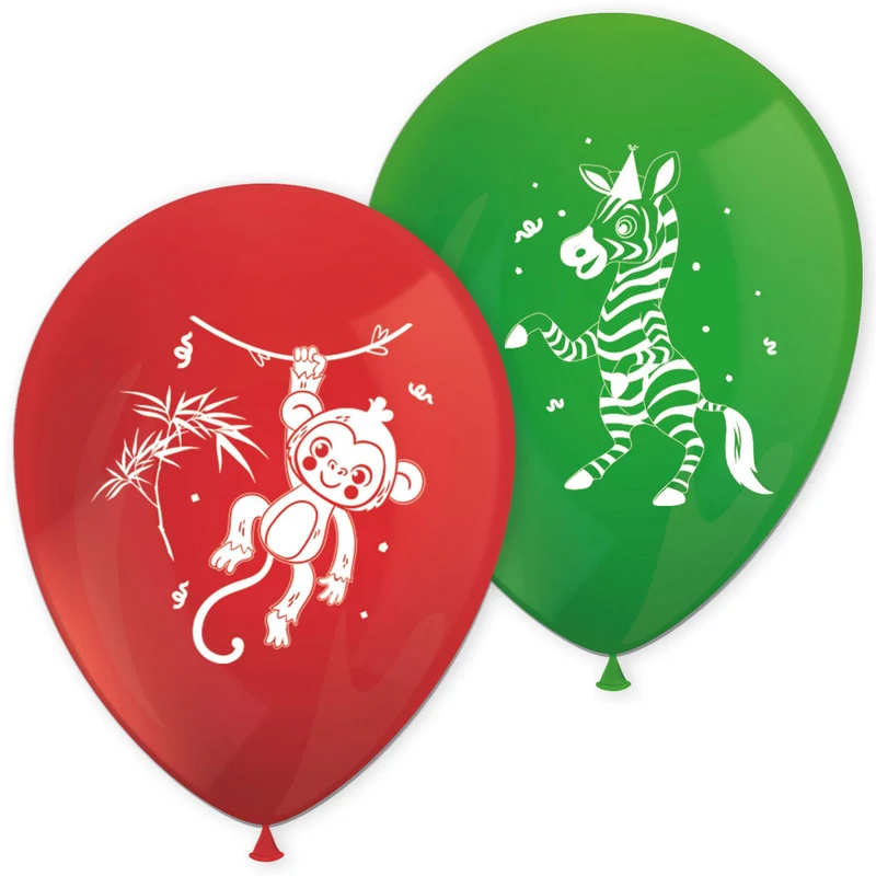Latexballon Dschungeltiere | 8 Stück
