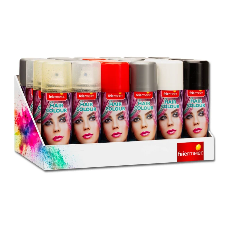 Feiermeier "Color Haarspray" 125 ml | Schwarz
