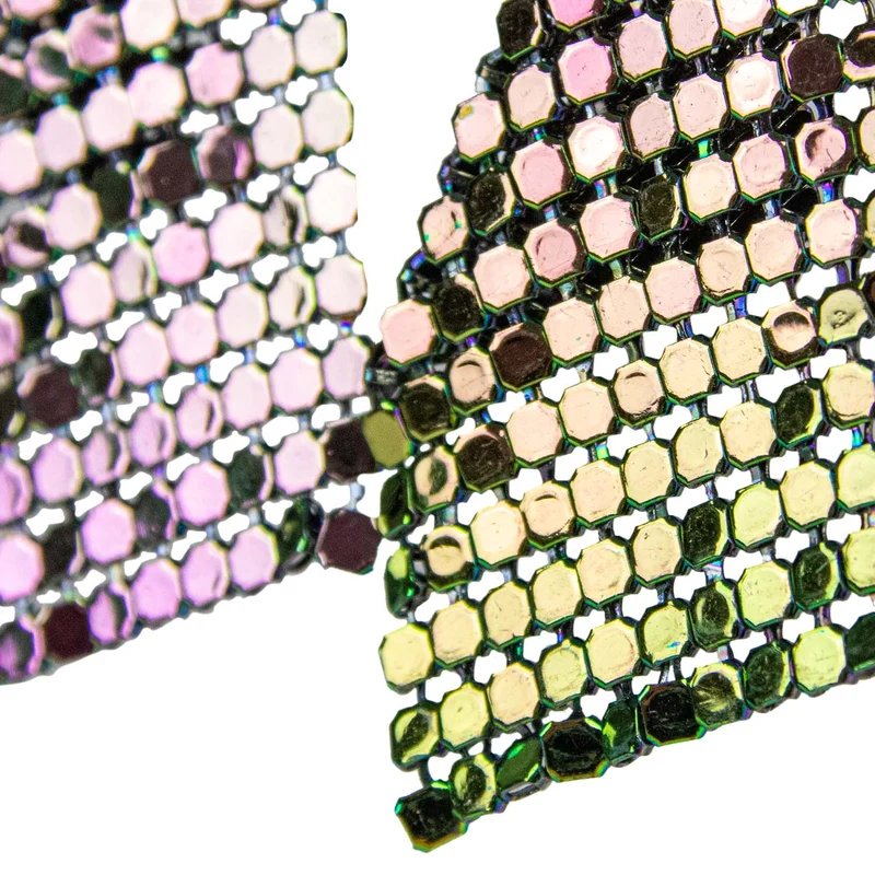 Glitzernde Regenbogen Ohrringe 414114 | Bunt - Disco