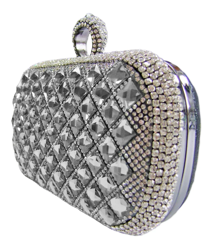 Elegante Handtasche "Mosaik" | Clutch Schwarz
