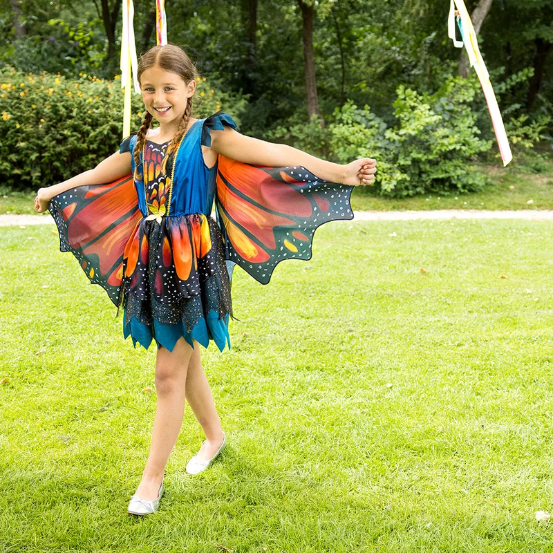 Schmetterling "Fantasy fairy" Kostüm für Mädchen | Mehrfarbig