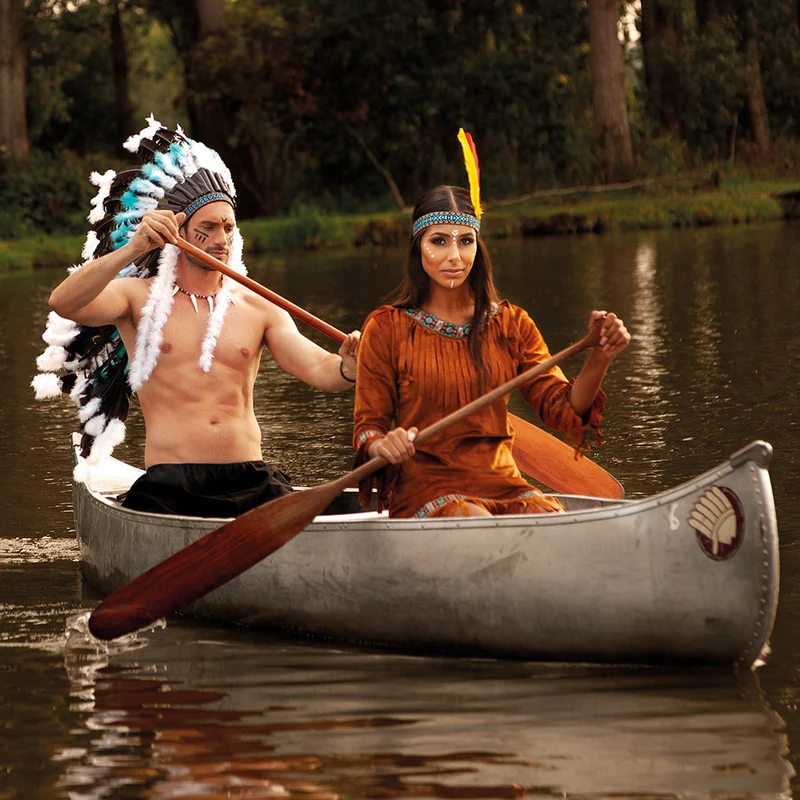 Indianer "Young Deer" Kostüm für Damen Gr. M | Braun