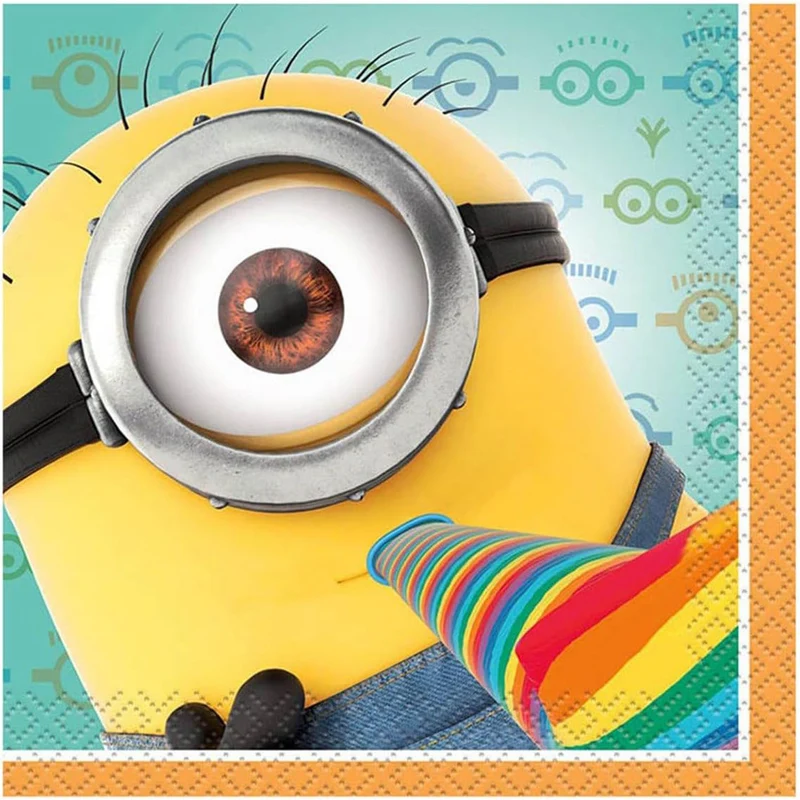 "Minions" Tischdeko | Servietten 16Stk./25x25cm