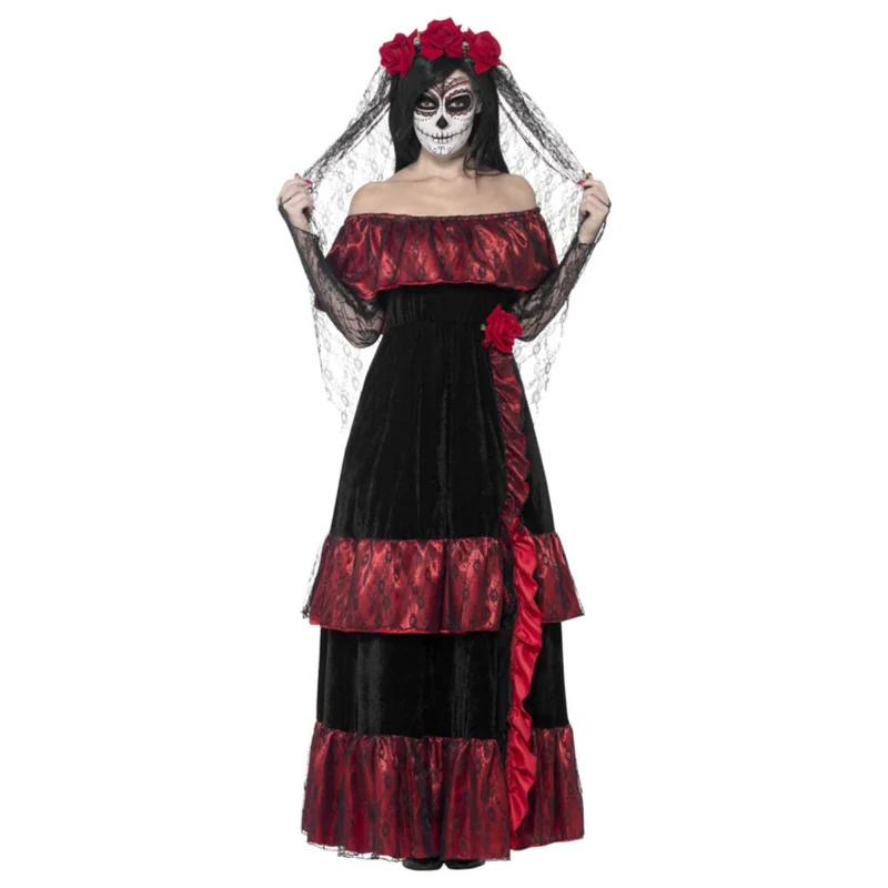 Kostüm Lady Day of the dead Samtrobe Gr.S