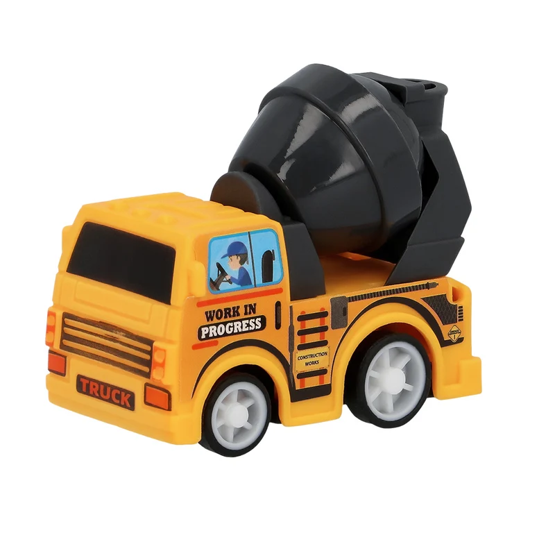 Favours Rückzugs-Bauwagen 5,5 x 3 cm | 4 Stk.