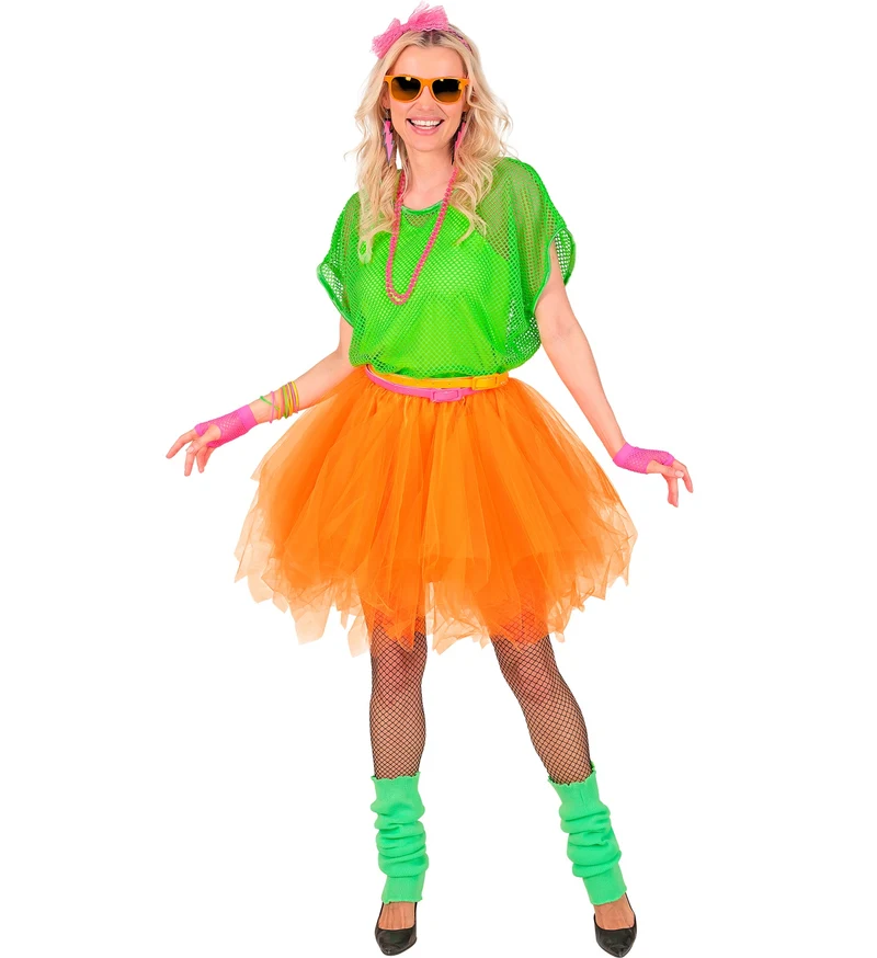 Petticoat Tütü für Damen 40 cm | Orange
