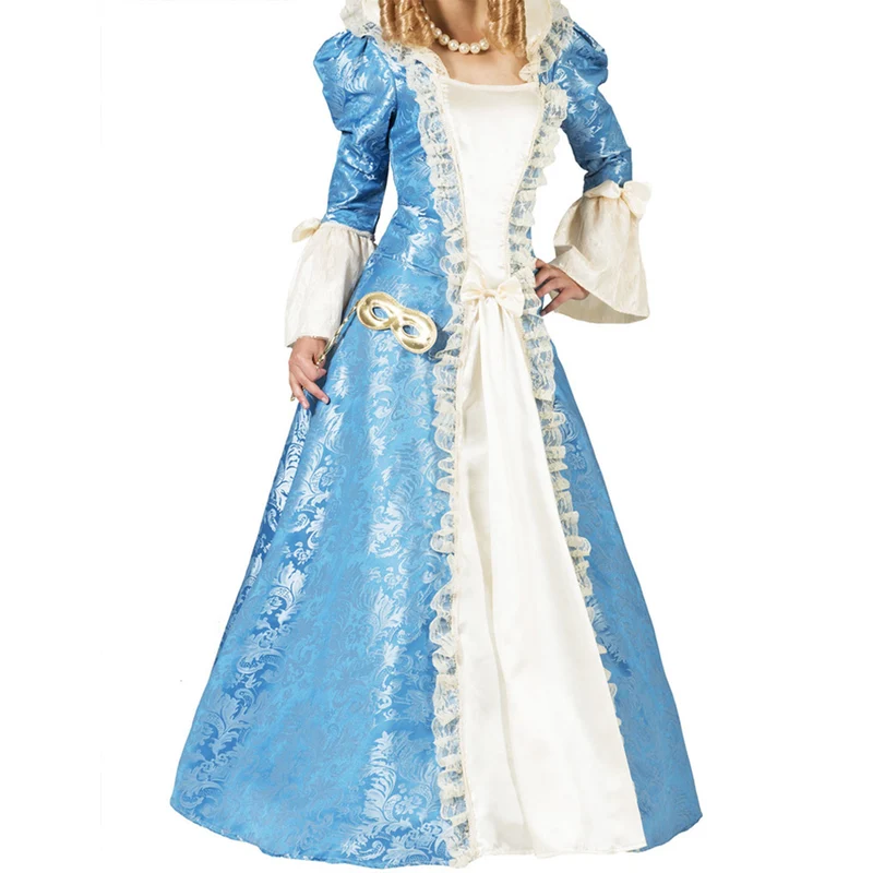 Barock Kostüm "Johanna" für Damen | Hellblau