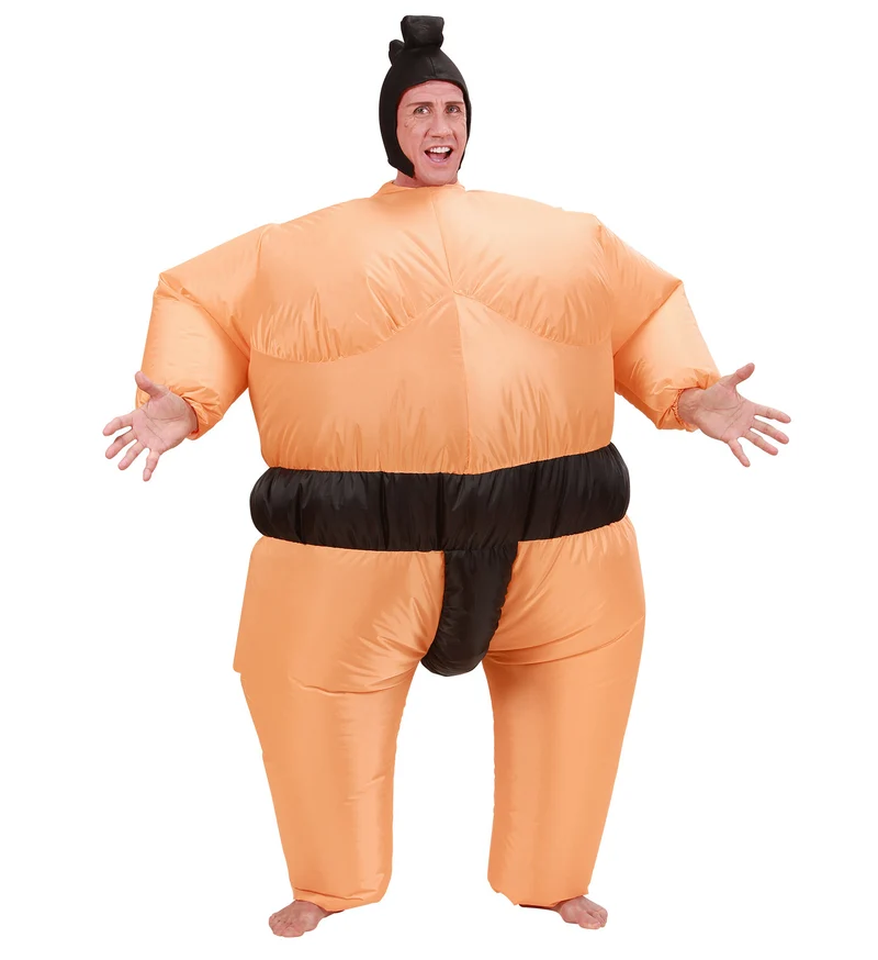 Spaßkostüm "Aufblasbarer Sumo-Ringer" für Erwachsene