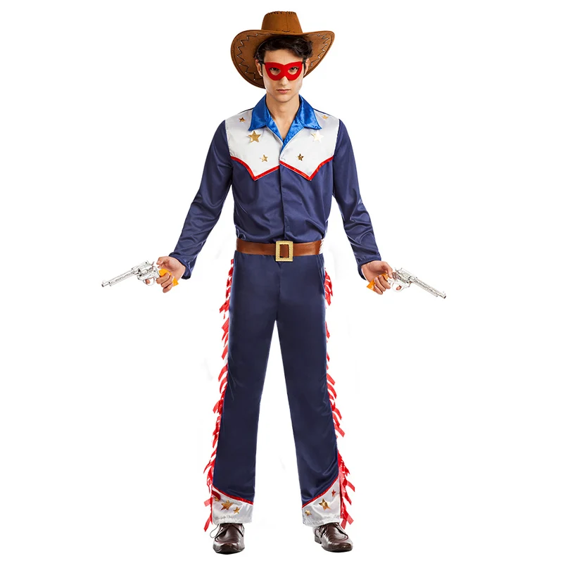 Cowboy "Sam" Kostüm für Herren | Mehrfarbig