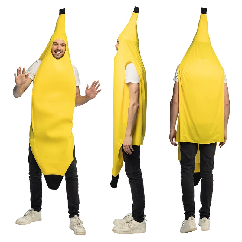 Bananen Kostüm für Erwachsene | Gelb